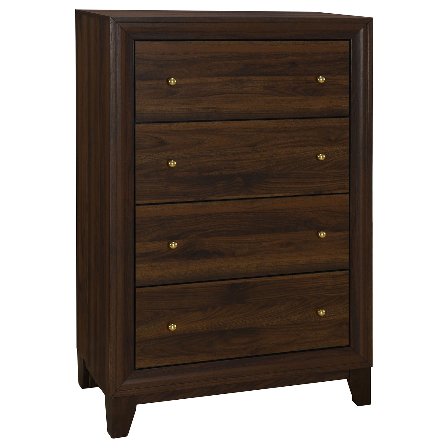 Welsley 5-piece Queen Bedroom Set Walnut - Discount Furniture Connection