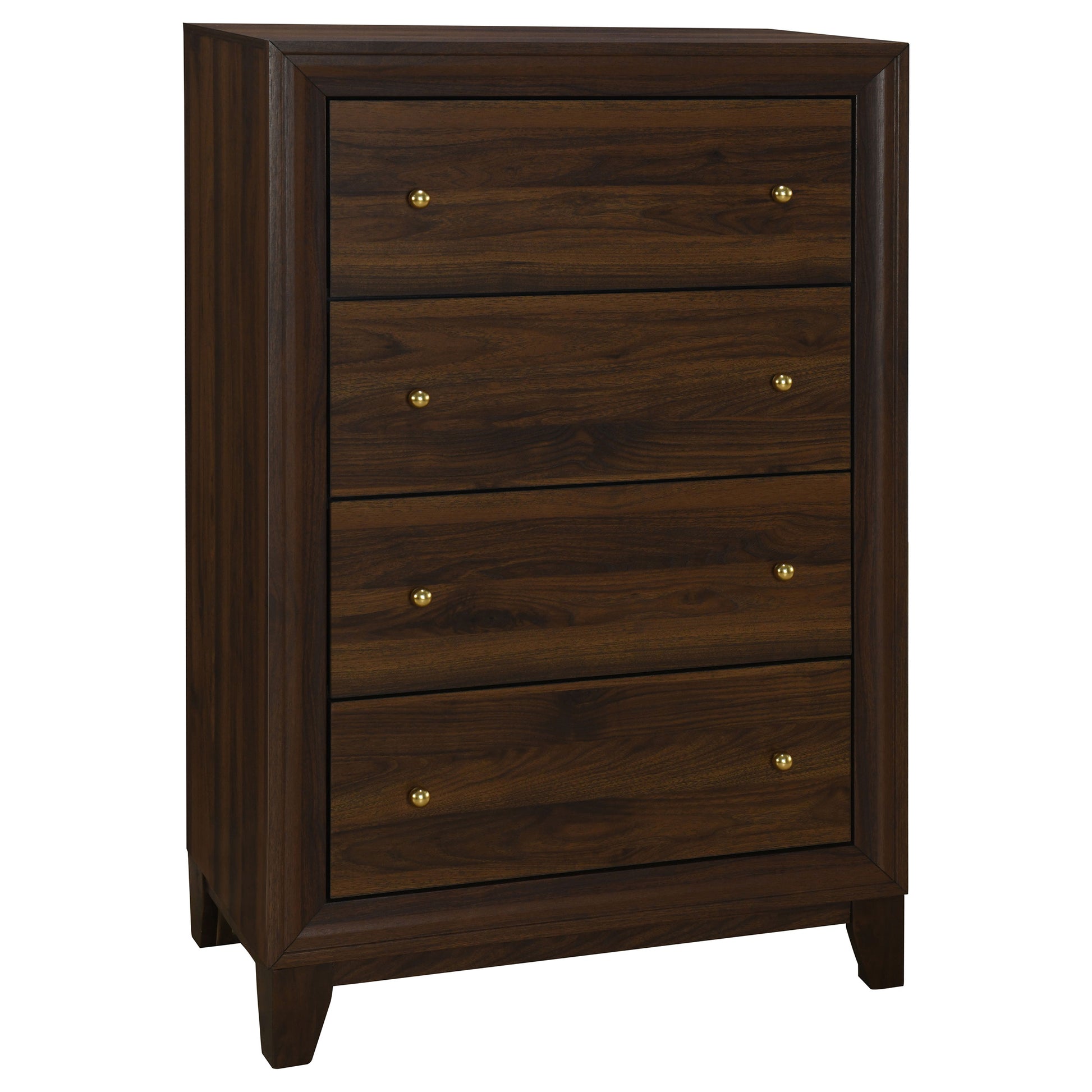 Welsley 5-piece Queen Bedroom Set Walnut - Discount Furniture Connection