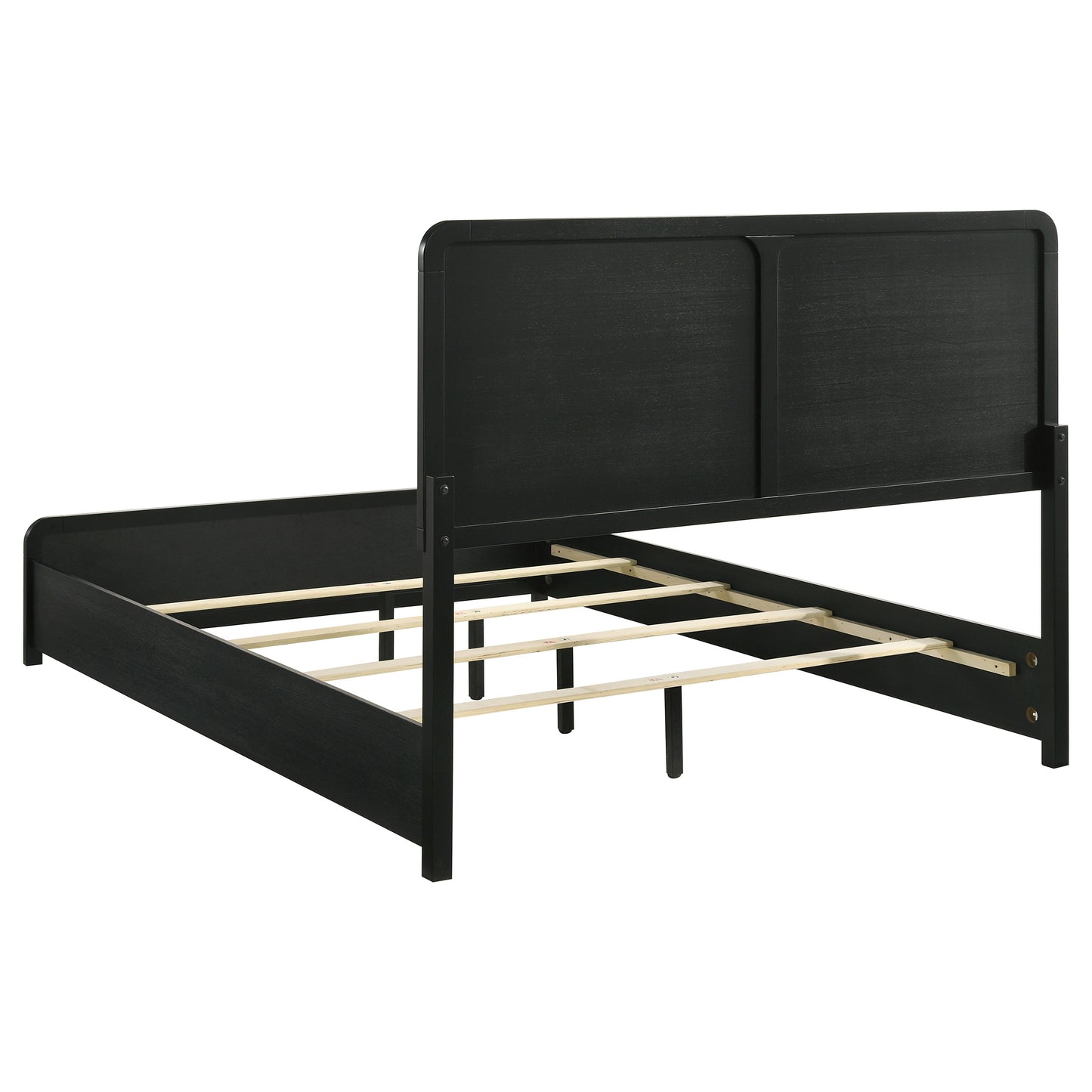 Cavelle 51-inch Upholstered Queen Bed Black - Discount Furniture Connection