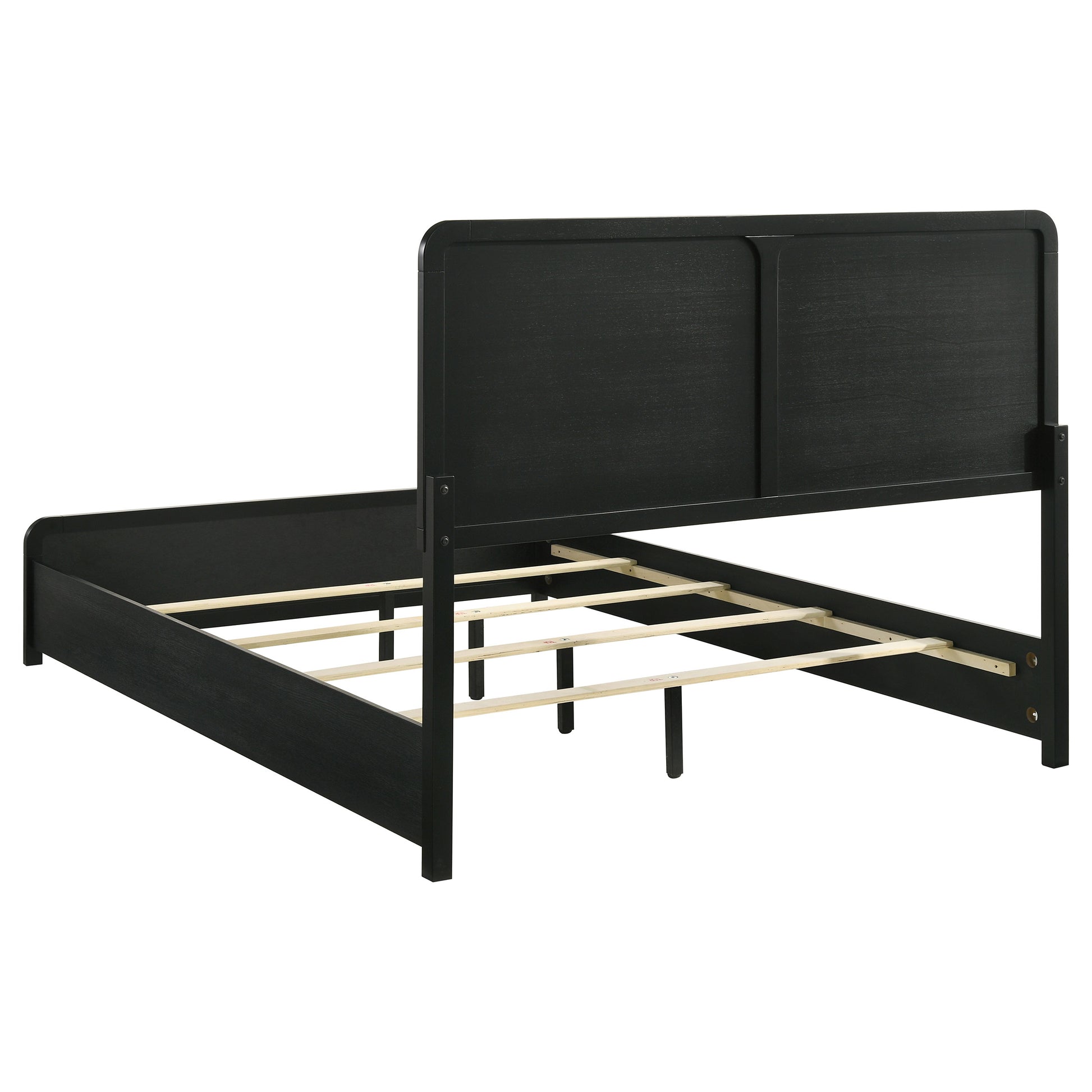 Cavelle 51-inch Upholstered Queen Bed Black - Discount Furniture Connection
