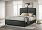 Cavelle 51-inch Upholstered Queen Bed Black - Discount Furniture Connection