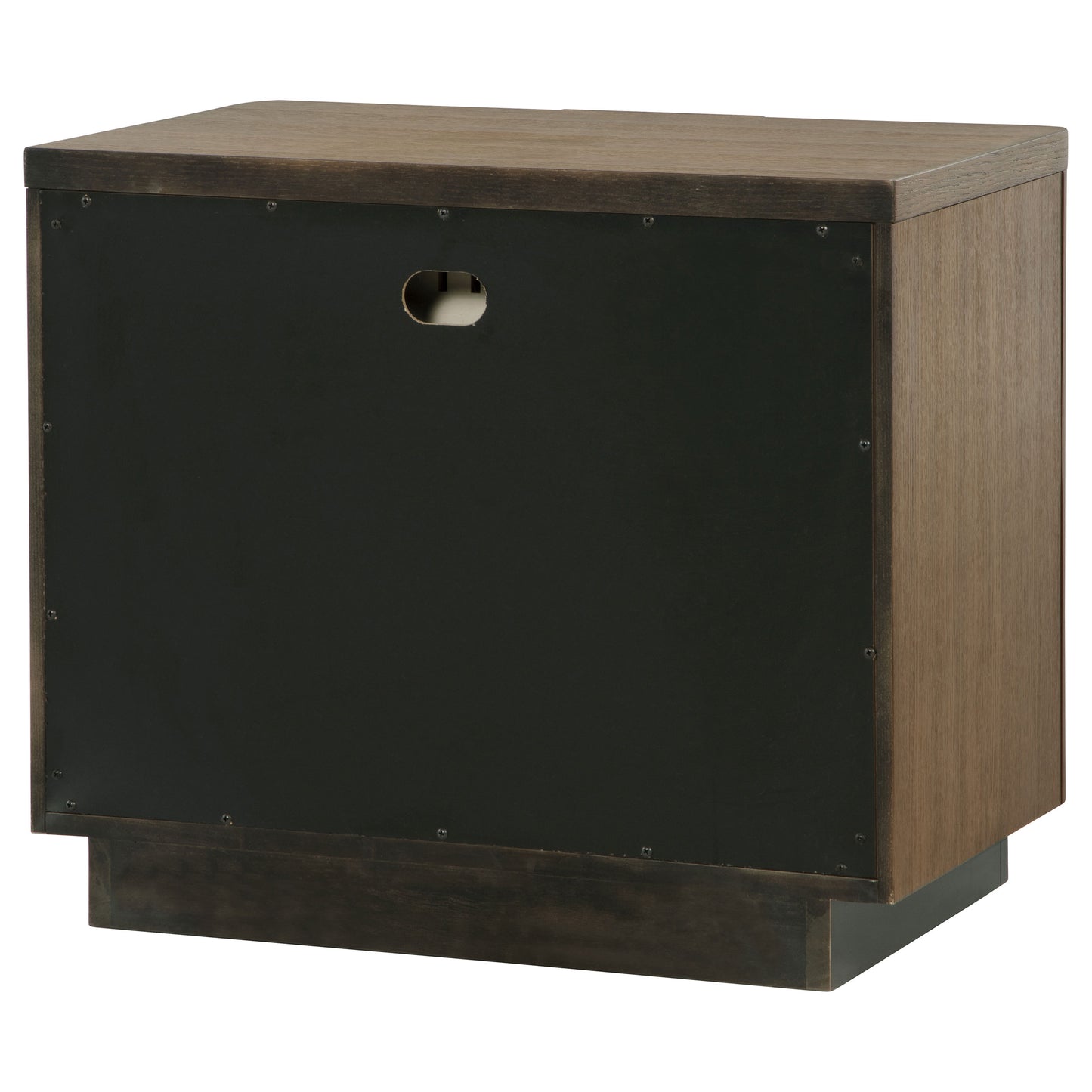 Terrace 2-drawer Nightstand Bedside Table Ash Brown - Discount Furniture Connection