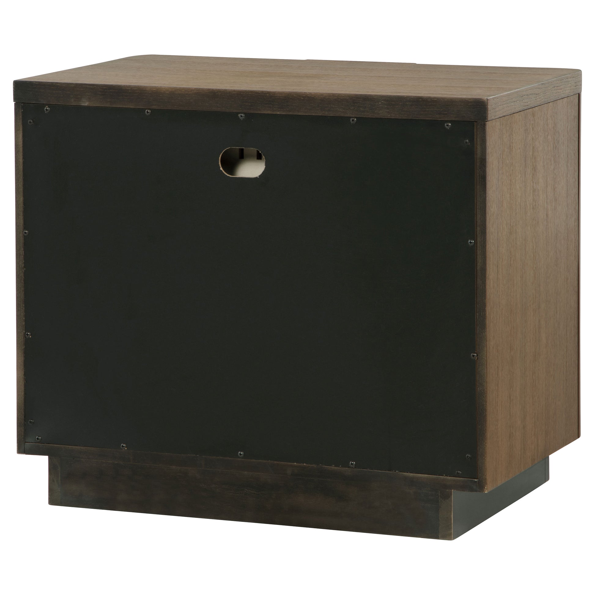 Terrace 2-drawer Nightstand Bedside Table Ash Brown - Discount Furniture Connection