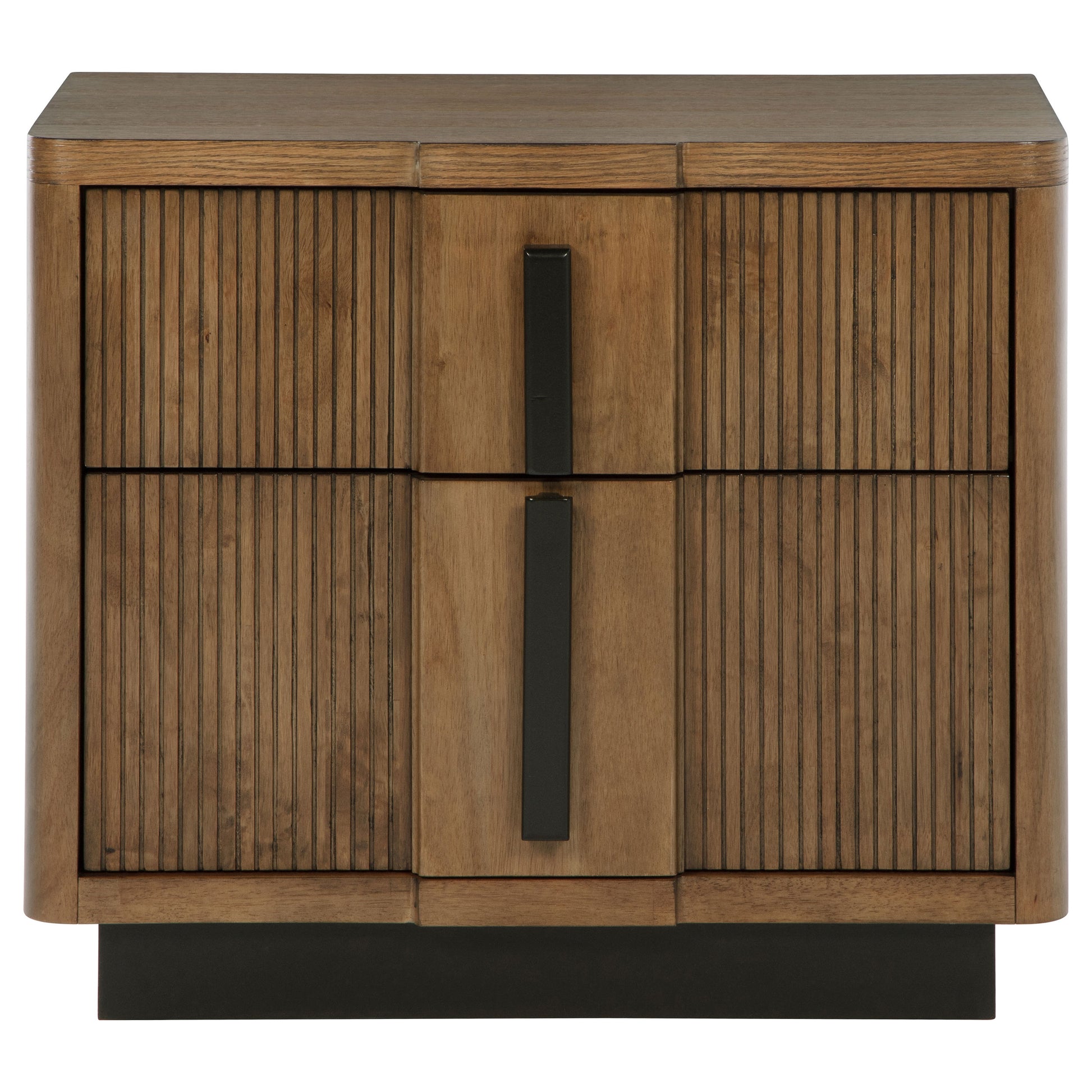 Terrace 2-drawer Nightstand Bedside Table Ash Brown - Discount Furniture Connection
