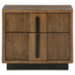 Terrace 2-drawer Nightstand Bedside Table Ash Brown - Discount Furniture Connection