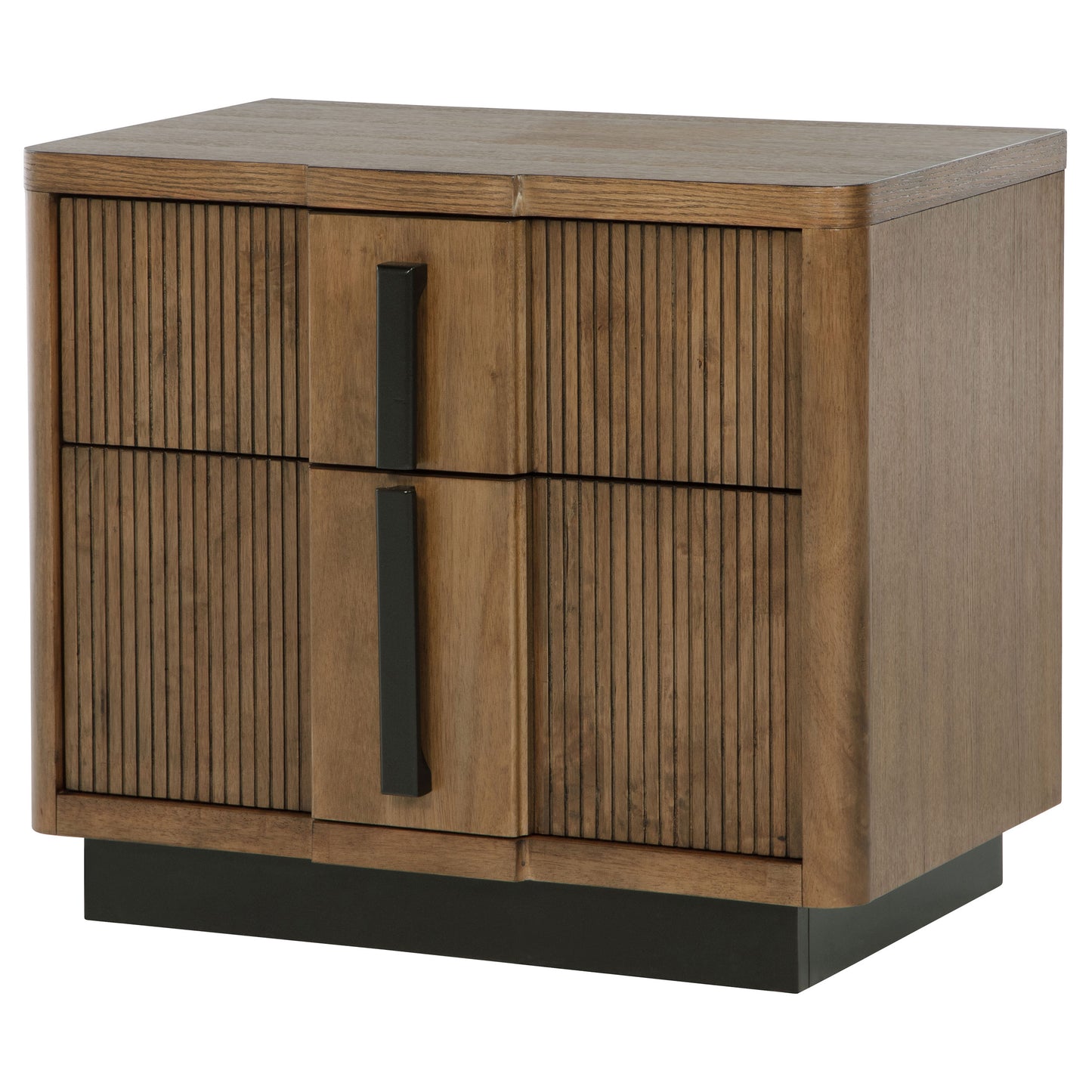 Terrace 2-drawer Nightstand Bedside Table Ash Brown - Discount Furniture Connection