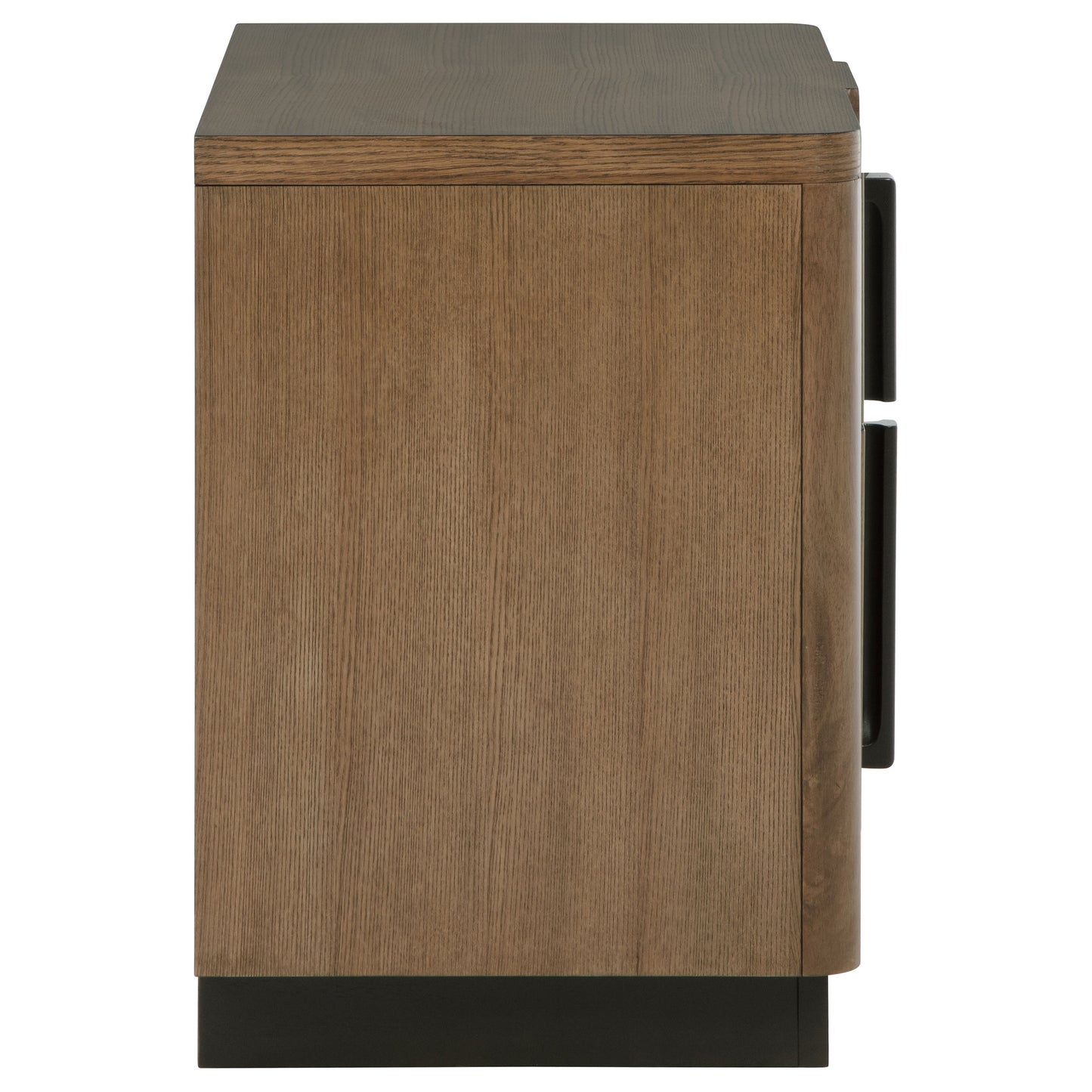 Terrace 2-drawer Nightstand Bedside Table Ash Brown - Discount Furniture Connection