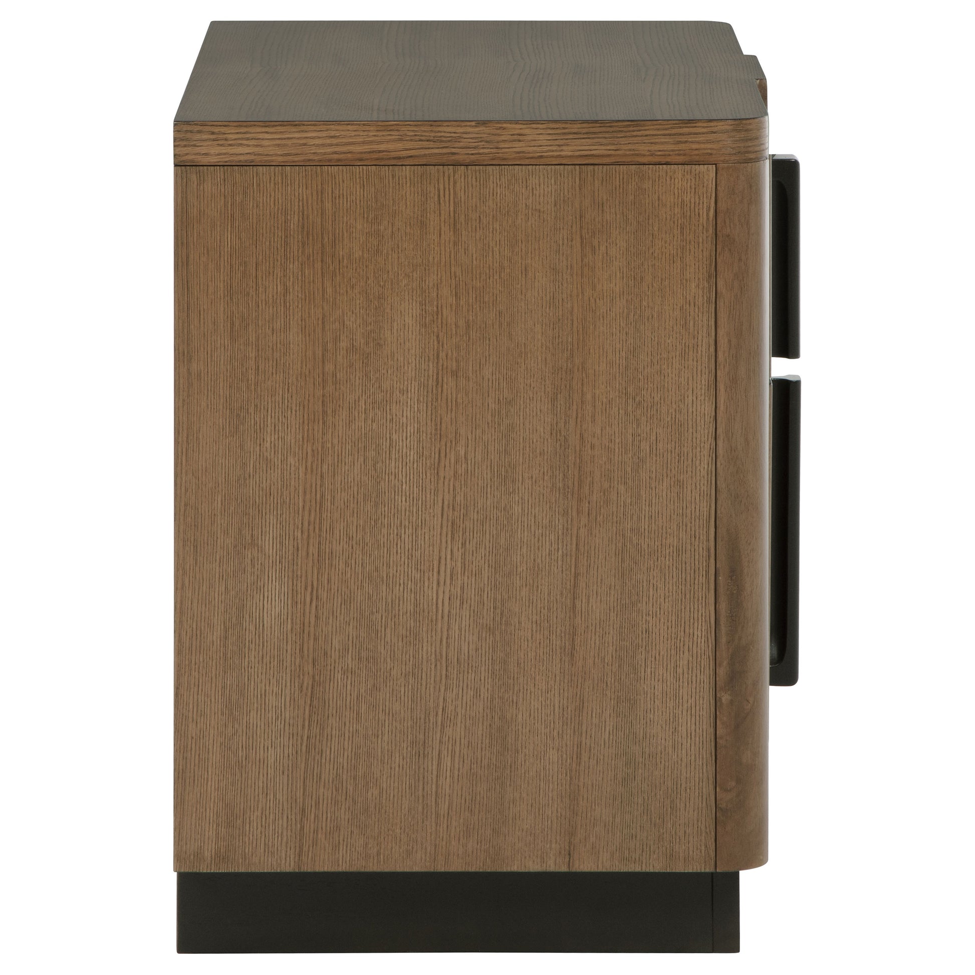 Terrace 2-drawer Nightstand Bedside Table Ash Brown - Discount Furniture Connection