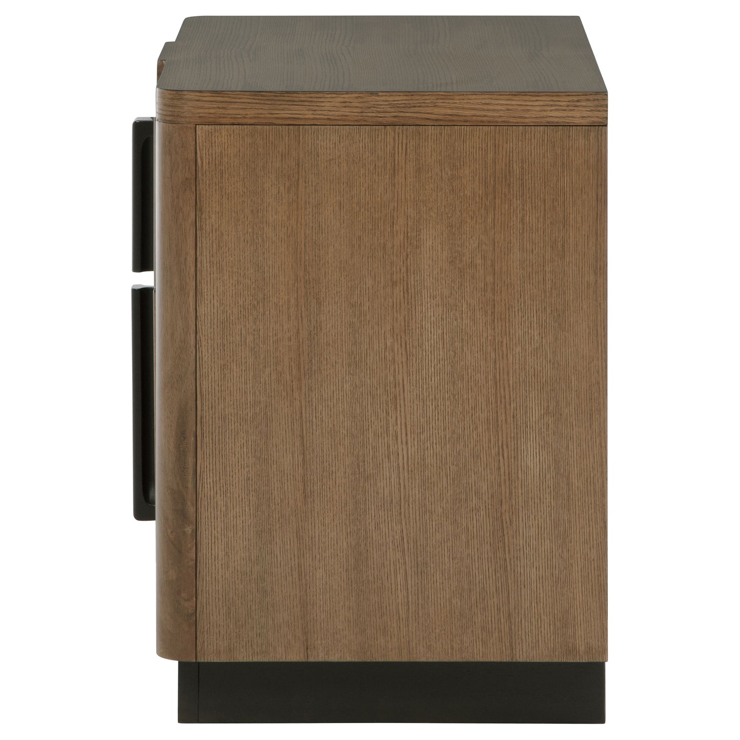Terrace 2-drawer Nightstand Bedside Table Ash Brown - Discount Furniture Connection