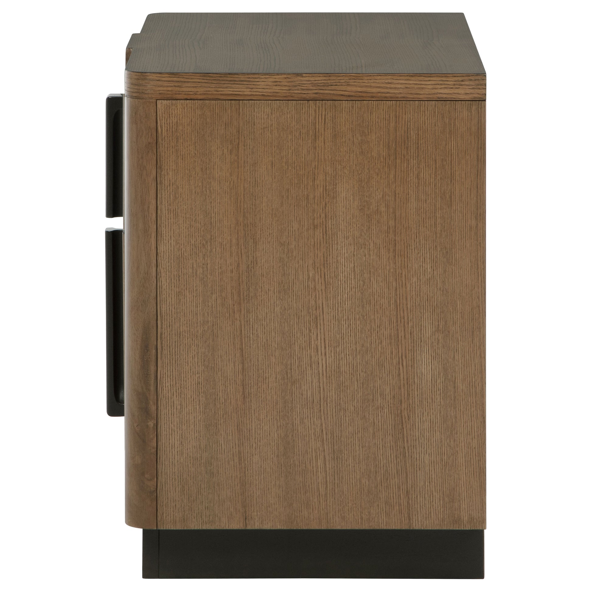 Terrace 2-drawer Nightstand Bedside Table Ash Brown - Discount Furniture Connection