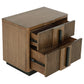 Terrace 2-drawer Nightstand Bedside Table Ash Brown - Discount Furniture Connection