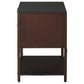 Zimmerlee 2-drawer Side Table with Shelf Rust Brown - Discount Furniture Connection