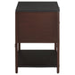Zimmerlee 2-drawer Side Table with Shelf Rust Brown - Discount Furniture Connection