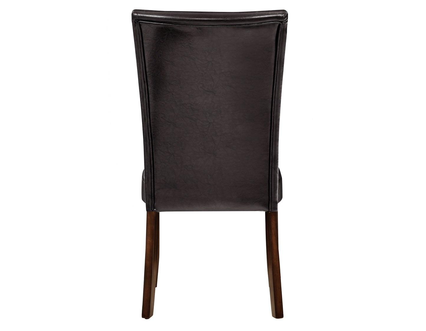 Hartford Vegan Leather Side Chair, Brown - Discount Furniture Connection