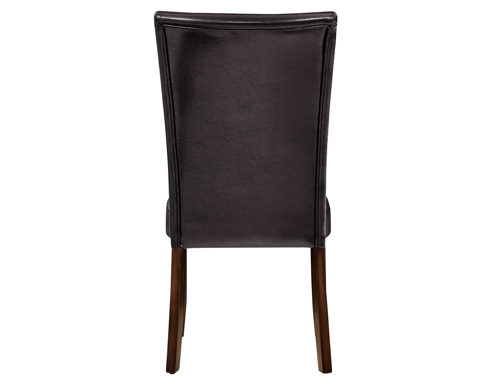 Hartford Vegan Leather Side Chair, Brown - Discount Furniture Connection