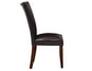 Hartford Vegan Leather Side Chair, Brown - Discount Furniture Connection