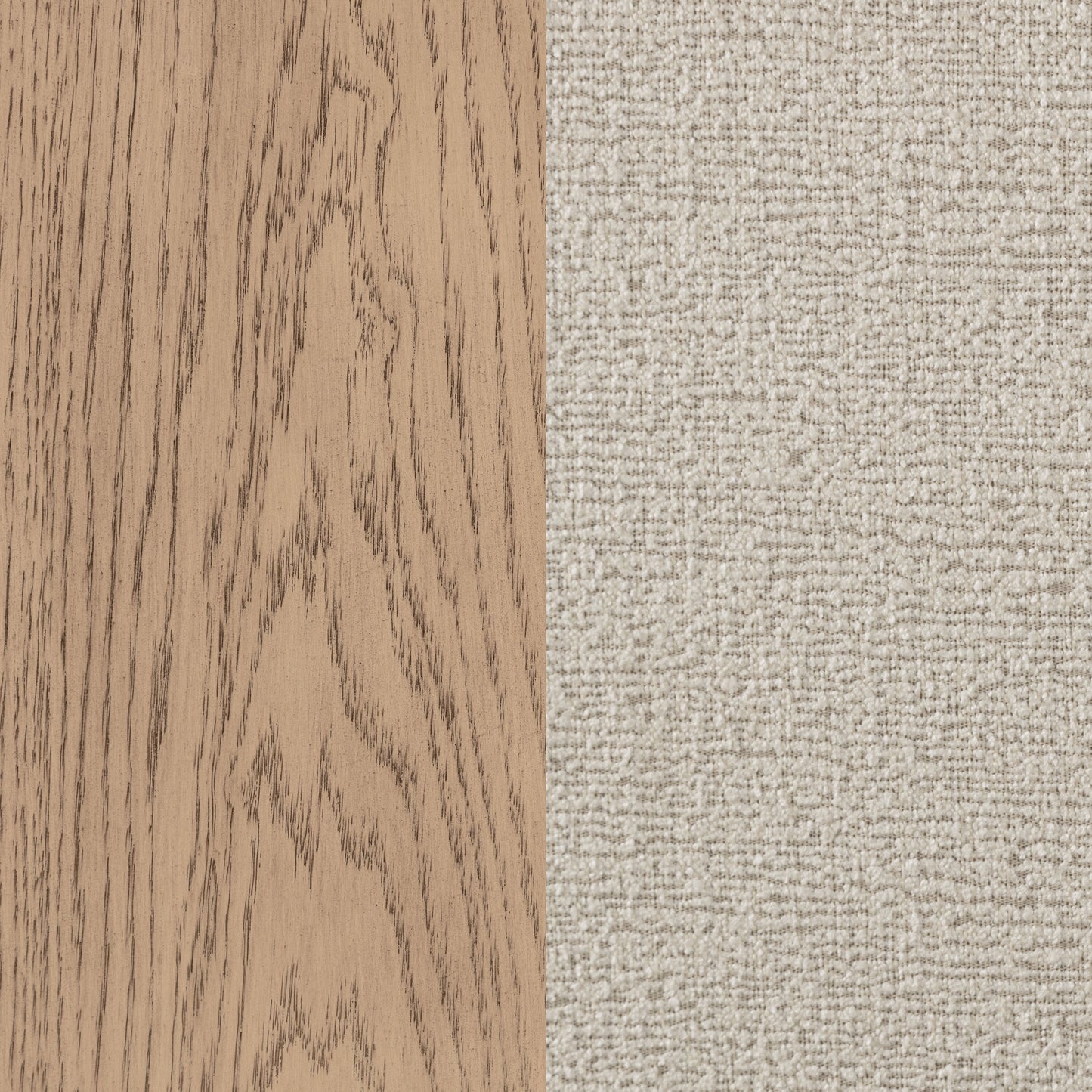 Kailani 52-inch Eastern King Wingback Bed Beige Oak - Discount Furniture Connection