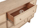 Kailani 9-drawer Dresser Cabinet Beige Oak - Discount Furniture Connection