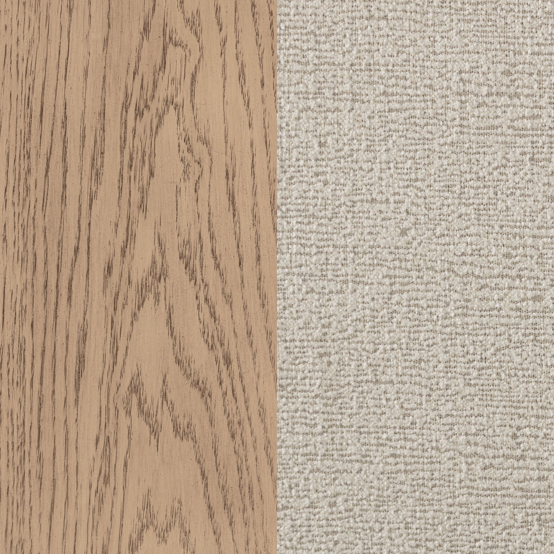 Kailani 52-inch Queen Wingback Bed Beige Oak - Discount Furniture Connection