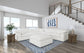 Raleigh 6-piece Boucle Upholstered Modular Sectional Ivory - Discount Furniture Connection