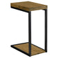 Beck Engineered Wood C-Shape Sofa Side Table Antique Nutmeg - Discount Furniture Connection