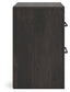 Hollivern Two Drawer Night Stand - Discount Furniture Connection