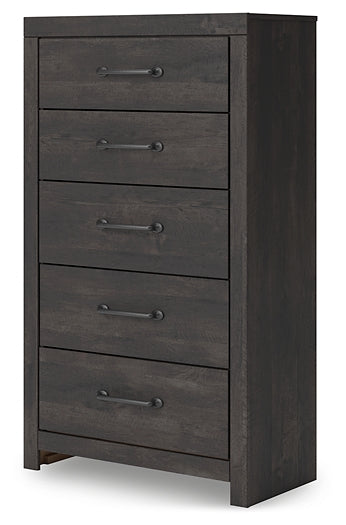 Hollivern Five Drawer Chest - Discount Furniture Connection