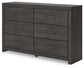 Hollivern Six Drawer Dresser - Discount Furniture Connection