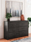 Hollivern Six Drawer Dresser - Discount Furniture Connection