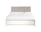 Cassie Illuminating King Bed, Shimmering Pearl Finish