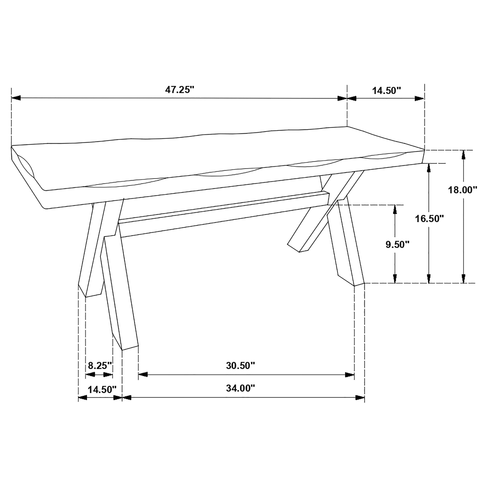 Alston 6-piece Rectangular Dining Table Set Knotty Nutmeg - Discount Furniture Connection