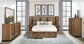 Terrace 2-drawer Nightstand Bedside Table Ash Brown - Discount Furniture Connection