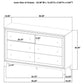 Welsley 5-piece Queen Bedroom Set Walnut - Discount Furniture Connection