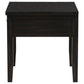 Concord 1-drawer Square End Table Distressed Java - Discount Furniture Connection