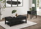 Concord 1-drawer Square End Table Distressed Java - Discount Furniture Connection