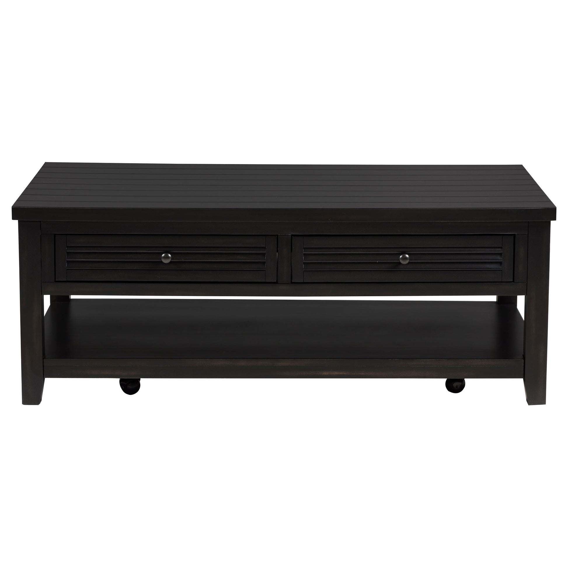 Concord 2-drawer Rectangular Coffee Table Distressed Java - Discount Furniture Connection