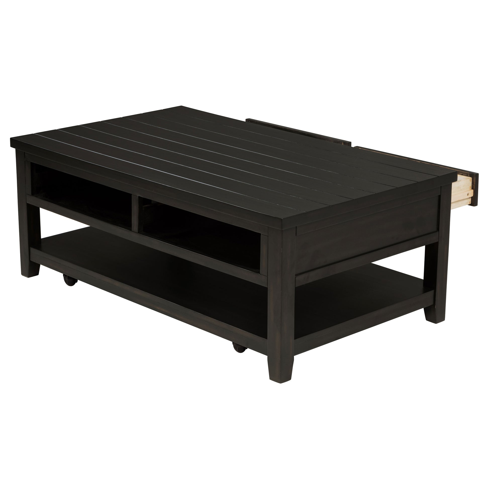 Concord 2-drawer Rectangular Coffee Table Distressed Java - Discount Furniture Connection