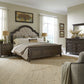 Queen Uph Bed, Dresser & Mirror, Night Stand