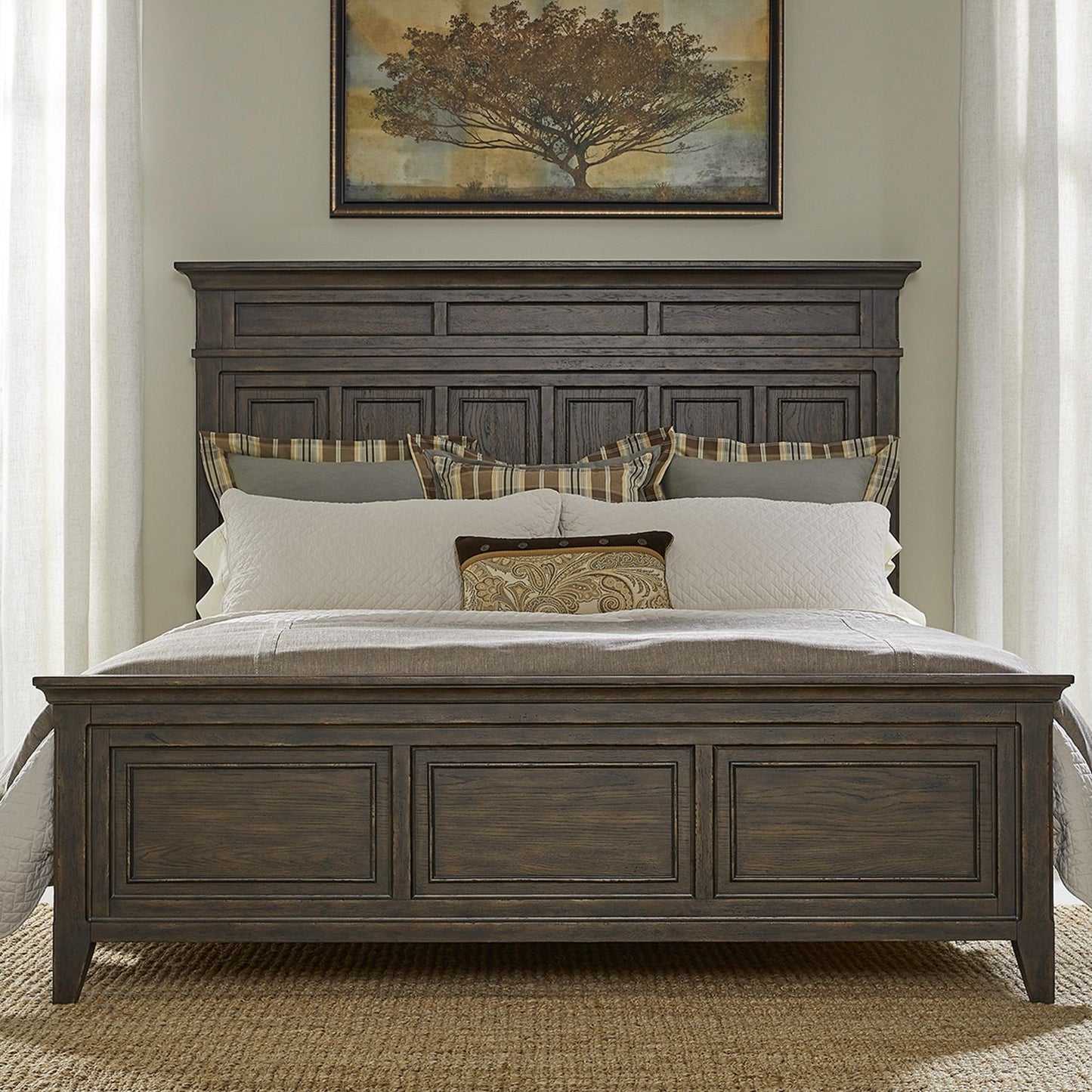 Queen Panel Bed