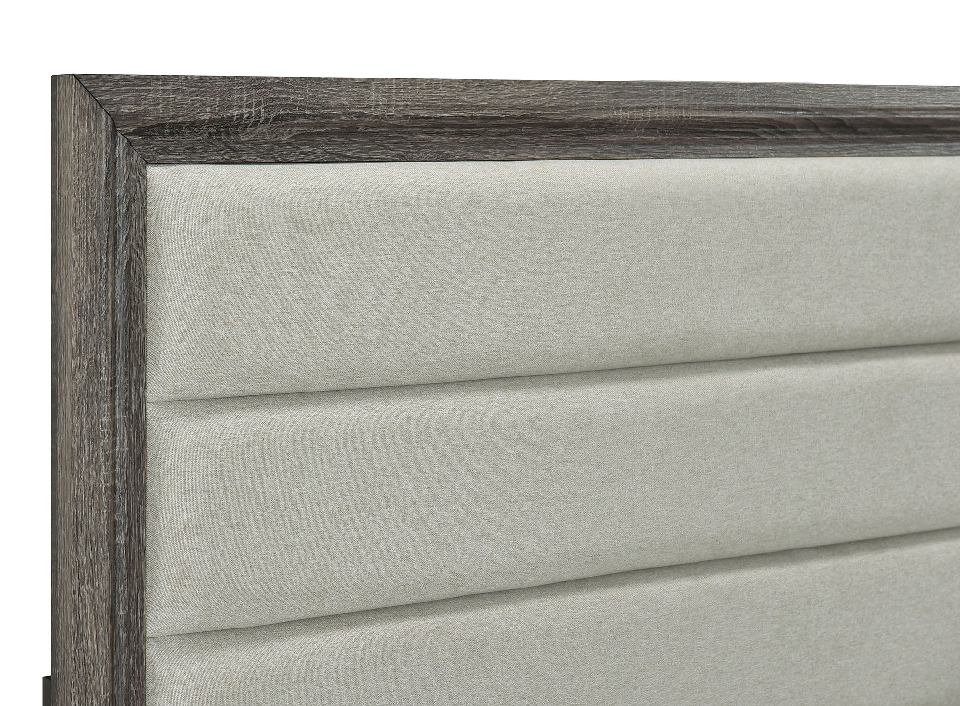 Wright 52-inch Upholstered California King Bed Brown Oak - Discount Furniture Connection
