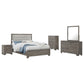 Wright 5-piece California King Bedroom Set Brown Oak - Discount Furniture Connection