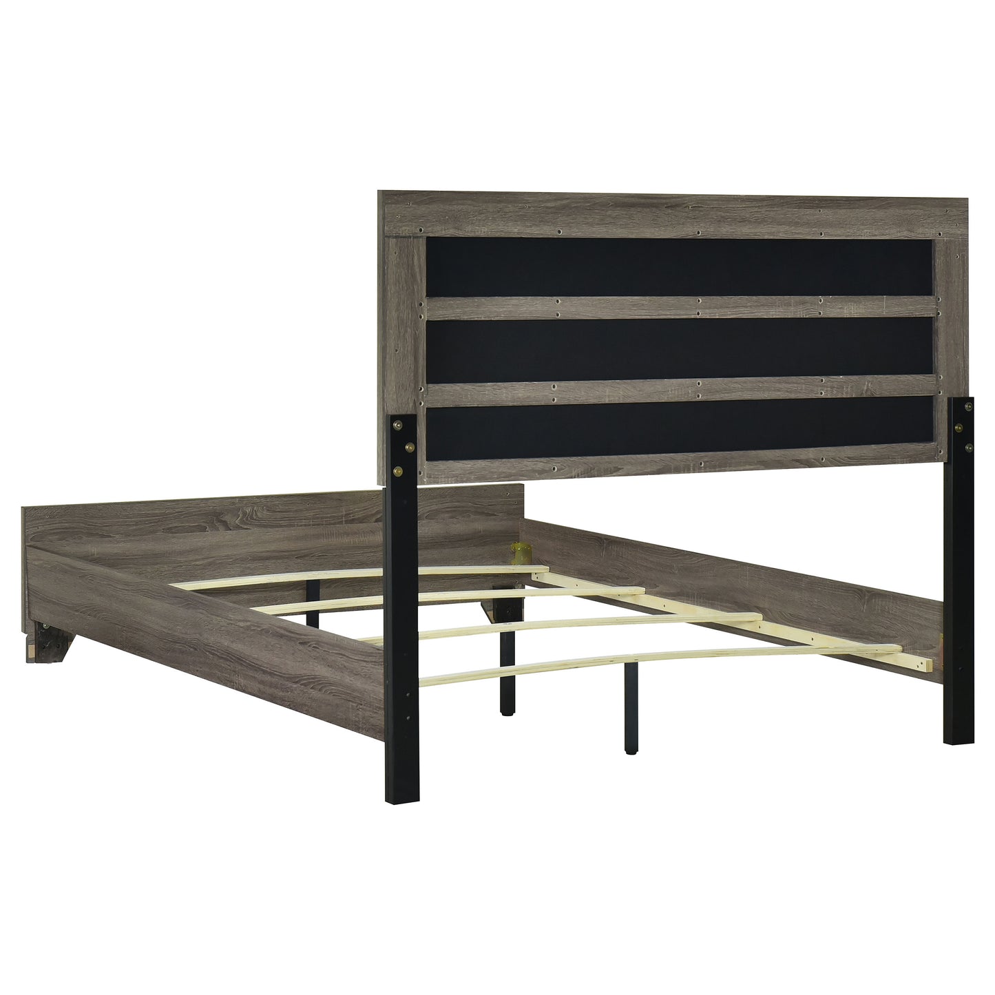 Wright 5-piece California King Bedroom Set Brown Oak - Discount Furniture Connection