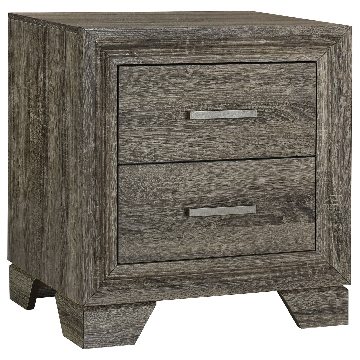 Wright 5-piece California King Bedroom Set Brown Oak - Discount Furniture Connection