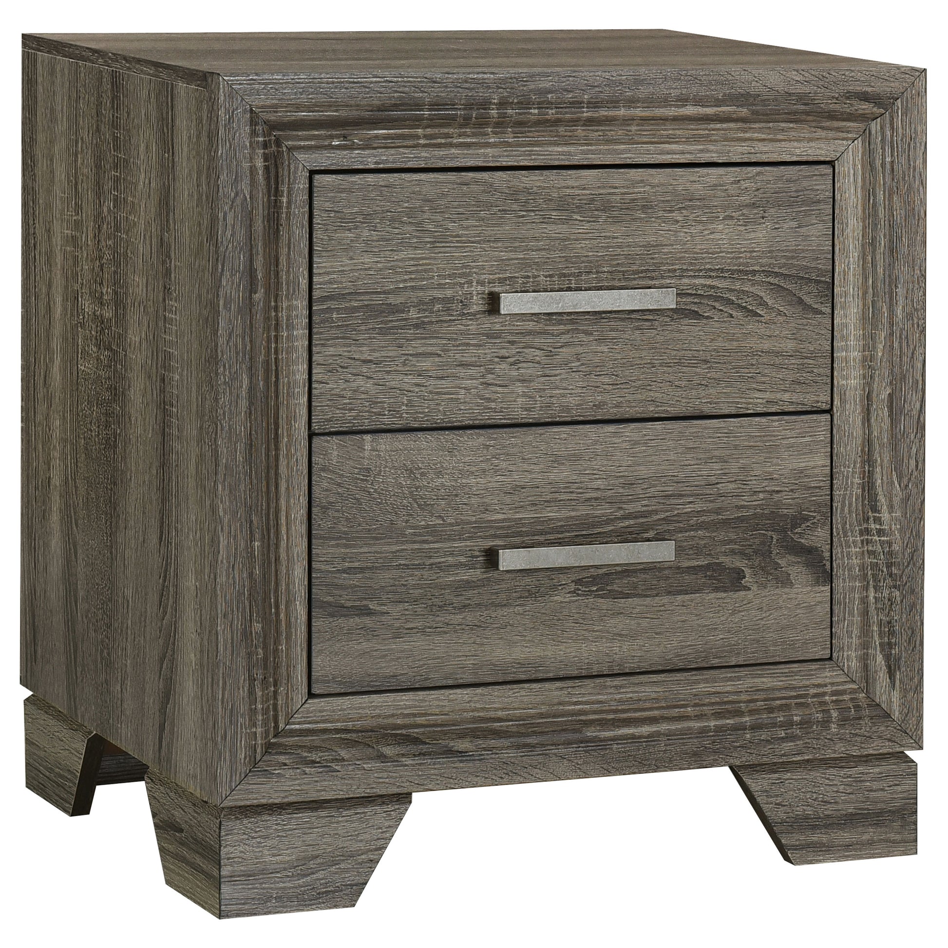 Wright 5-piece California King Bedroom Set Brown Oak - Discount Furniture Connection
