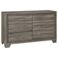 Wright 5-piece California King Bedroom Set Brown Oak - Discount Furniture Connection