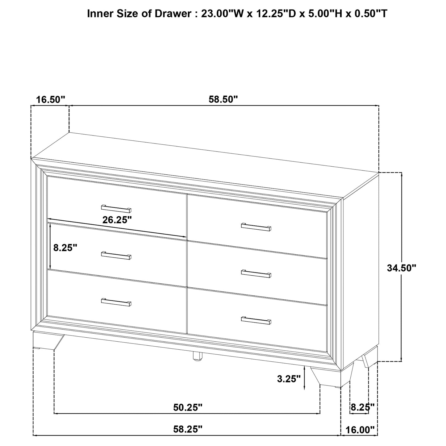 Wright 5-piece California King Bedroom Set Brown Oak - Discount Furniture Connection