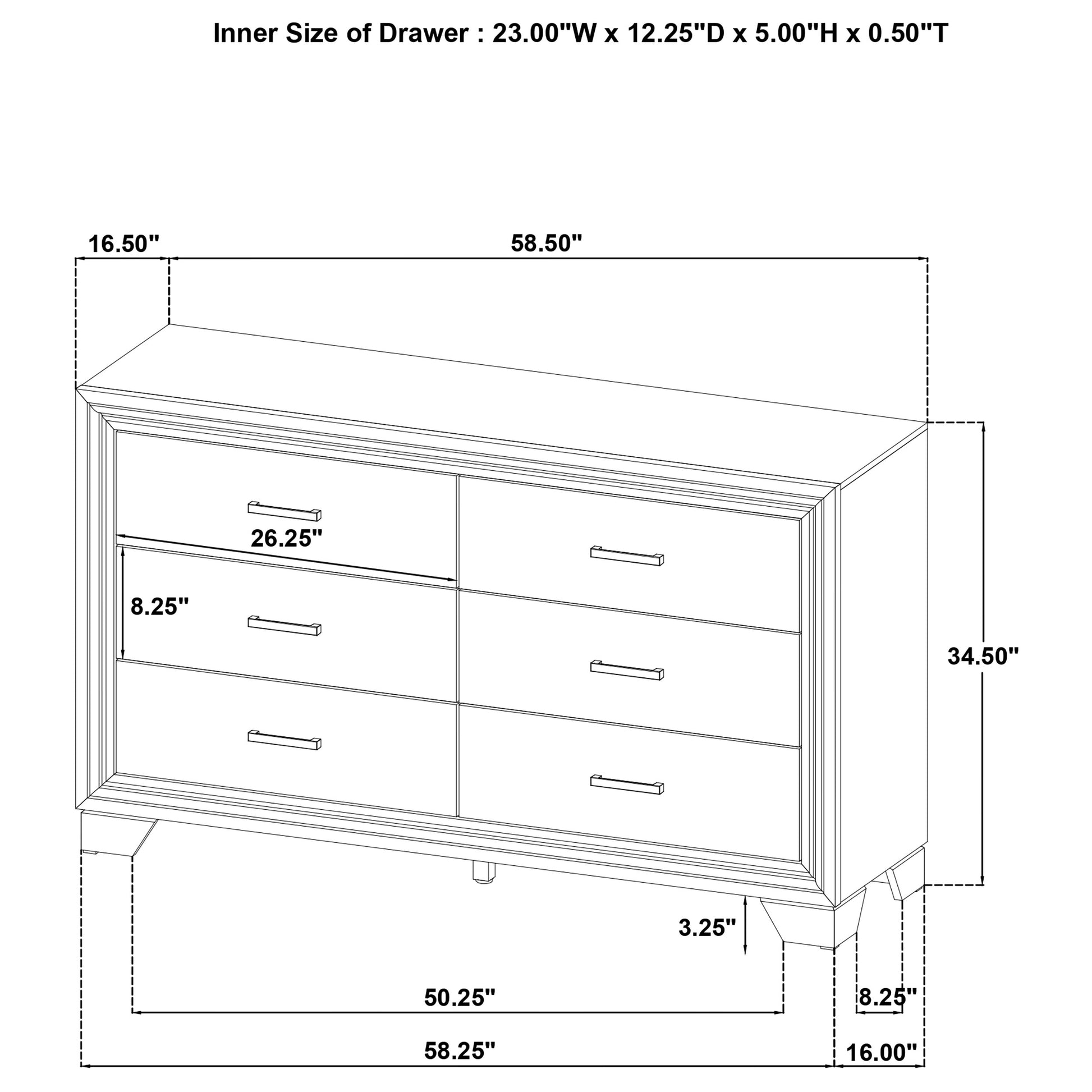 Wright 5-piece California King Bedroom Set Brown Oak - Discount Furniture Connection