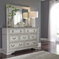 King California Sleigh Bed, Dresser & Mirror, Night Stand