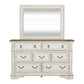 King California Sleigh Bed, Dresser & Mirror, Night Stand