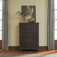 King Bookcase Bed, Dresser & Mirror, Chest, Night Stand